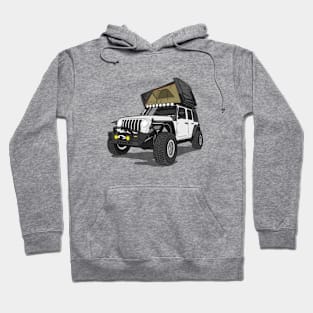 Jeep Wrangler Camp Time - White Jeep Hoodie